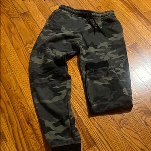 Primark Camouflage Joggers - Green and Black